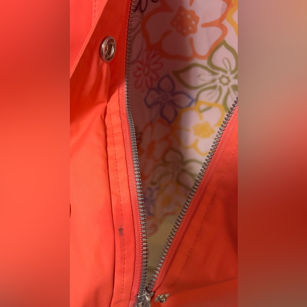 White Stag Coral Floral Rain Coat Jacket Size Medium - Picture 15 of 16
